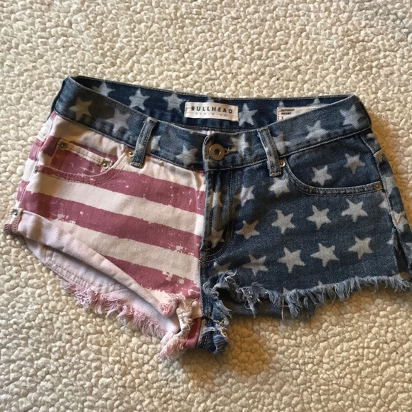 fourth of july jean shorts